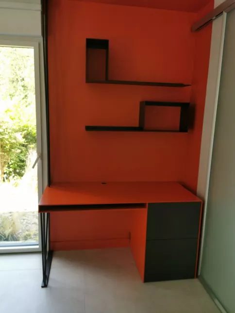 bureau +étagères