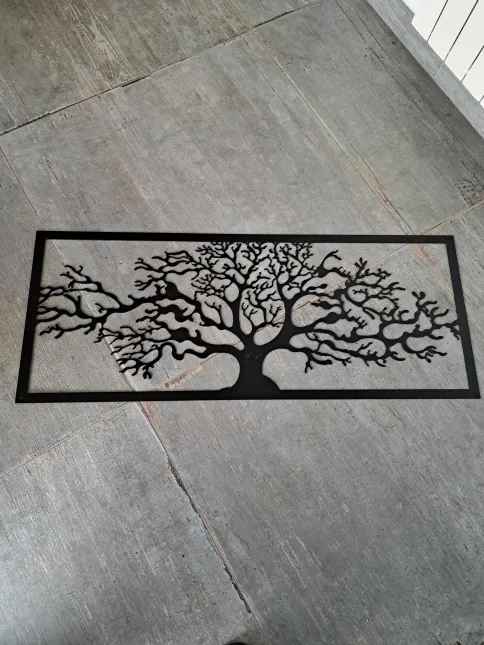 Tableau arbre, laquage ral 9005 FT