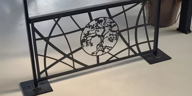 Habillage décoratif "courbe+ arbre de vie"