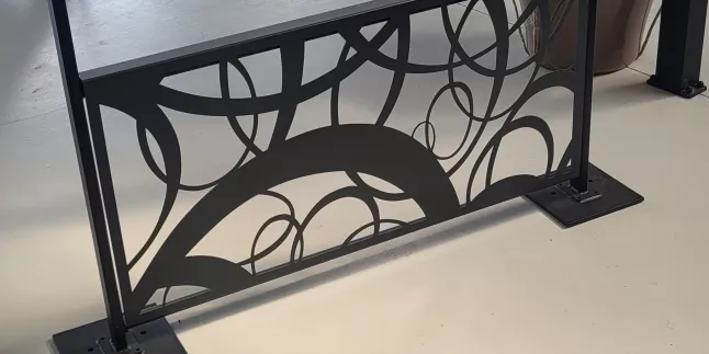 Habillage décoratif "ovales décalées"