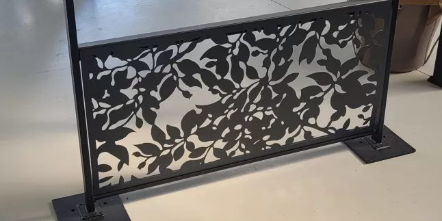 Habillage décoratif "rosiers"
