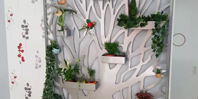 panneau décoratif en acier