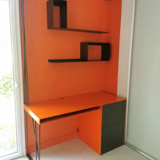 bureau +étagères