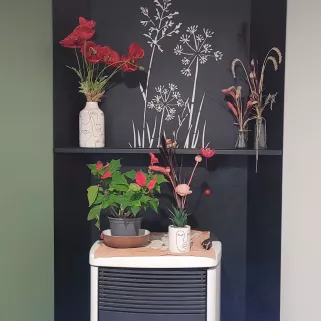 Tôle pour poêle