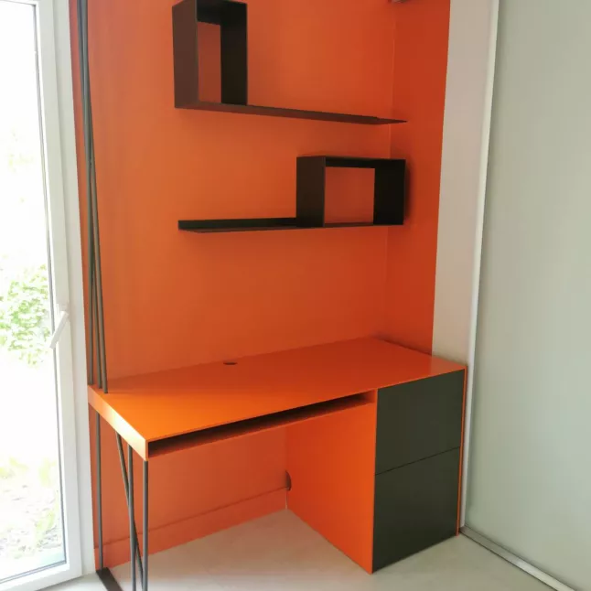 bureau +étagères