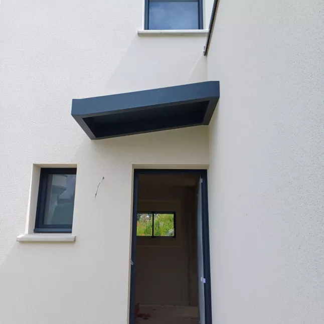 Marquise en aluminium