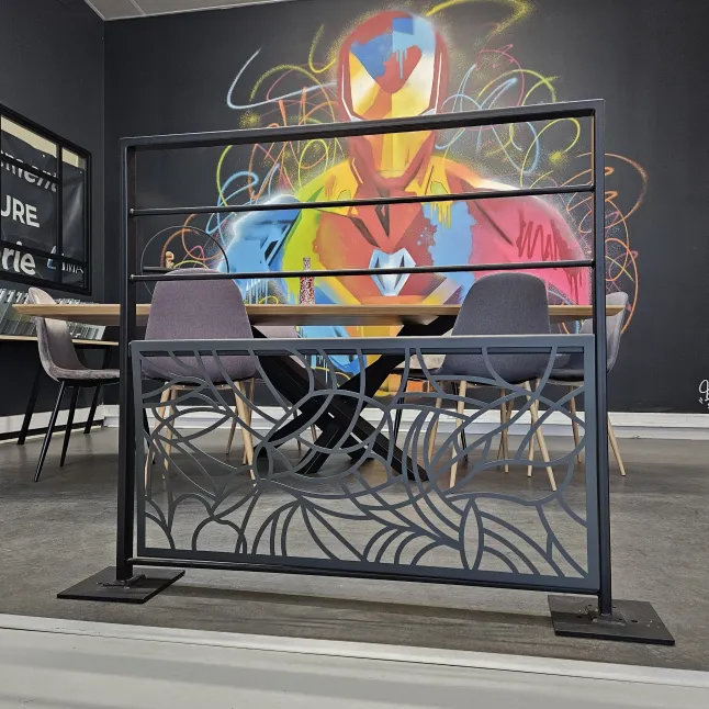 Habillage décoratif "Courbe mosaïque"